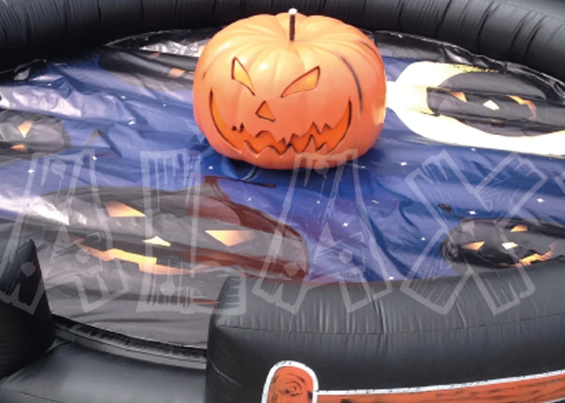 Spooky Jack mechanical pumpkin ride rental at a Florida fall festival